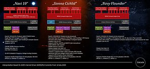 AMD Navi 2X Chips Übersicht